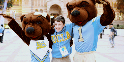 Joe and Josie Bruin with child