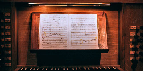 1981 Noack Tracker Organ inside the UCLA Organ Studio